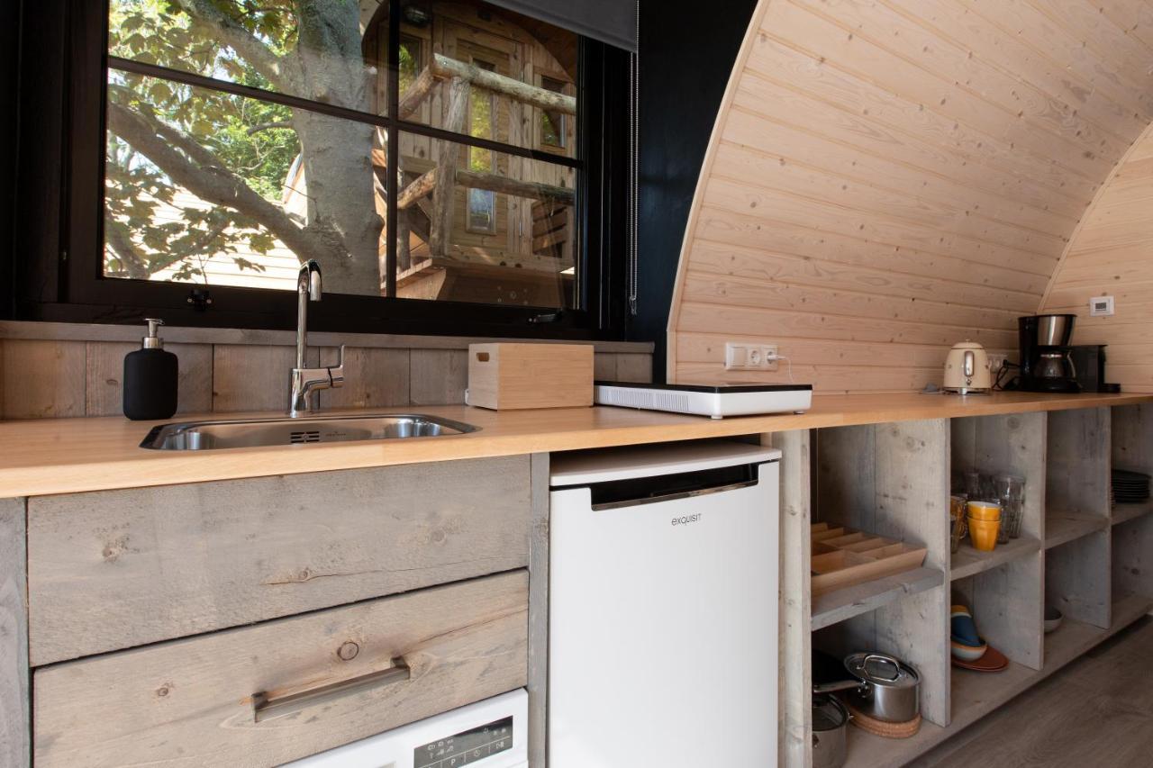Pod Huisje Met Hottub Dokkum Exteriér fotografie